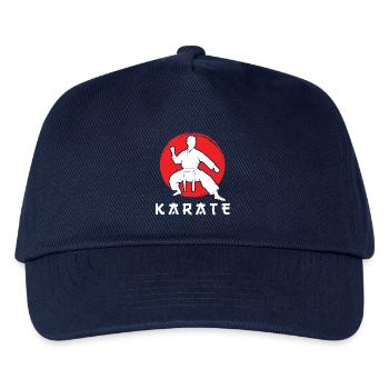 karate - Kids’ Baseball Cap - navy - Front