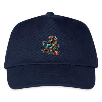 Gorilla Snowboard – King of the Mountain - Kinder Basecap - Navy - Vorne