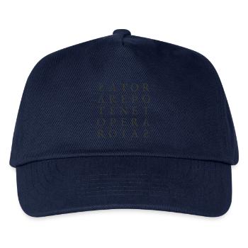 SATOR AREPO TENET OPERA ROTAS - Kids’ Baseball Cap - navy - Front