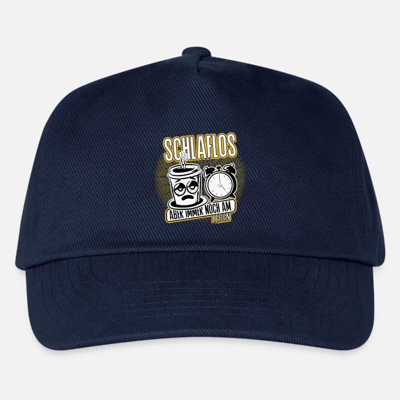 Schlaflos, aber noch am Leben. mom Life - Kinder Basecap - Navy