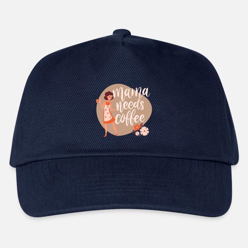 Mama needs coffee - Kinder Basecap - Navy