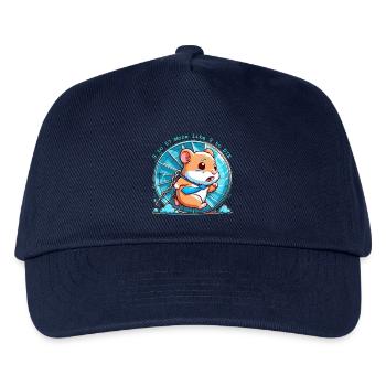 9 bis 5? Eher wie 9 zum Sterben - Kinder Basecap - Navy - Vorne