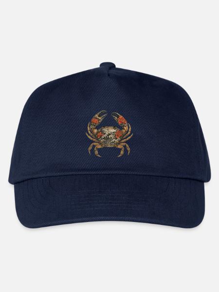Yakuza-Krabbe – Tinte auf Schale - Kinder Basecap - Navy
