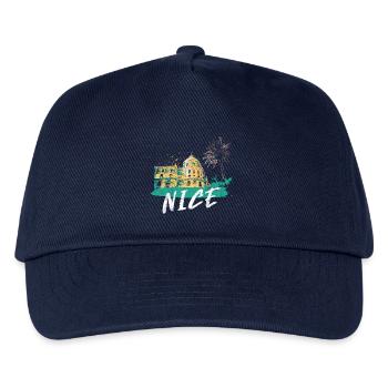 Nice Architecture on the Promenade des Anglais - Kids’ Baseball Cap - navy - Front