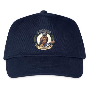 Vintage Skirt Eagle with Guitar - Kids’ Baseball Cap - navy - Front