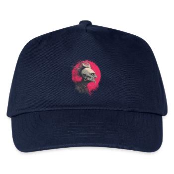 Old Punk – Rebellion kennt kein Alter - Kinder Basecap - Navy - Vorne