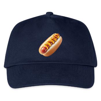 Hot Dog, Viennese Sausage, Sausage - Kids’ Baseball Cap - navy - Front