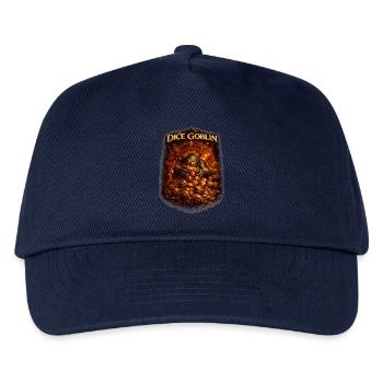 Dice Goblin T-Shirt – Würfel & Rollenspiel - Kinder Basecap - Navy - Vorne