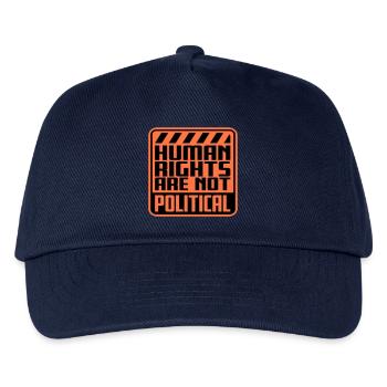 Human Rights Are Not Political Menschenrechte Logo - Kids’ Baseball Cap - navy - Front