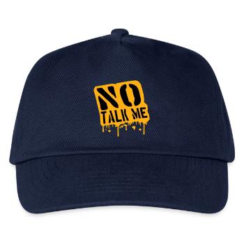 Pas de discours introverti antisocial drôle - Casquette de baseball Enfant - marine - Devant