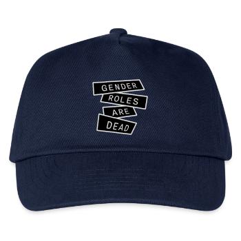 Gender Roles Are Dead Statement Freedom Saying - Kids’ Baseball Cap - navy - Front