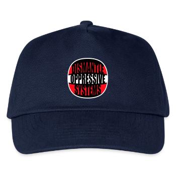 Déclaration d’activisme pour démanteler les systèmes oppressifs - Casquette de baseball Enfant - marine - Devant