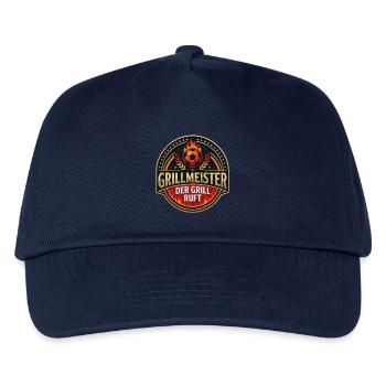 Grillmeister Grillschürze – Deutschland - Kinder Basecap - Navy - Vorne