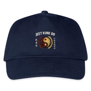 Jeet Kune Do Shirt Yin Yang Kung Fu Fighter JKD - Kids’ Baseball Cap - navy - Front