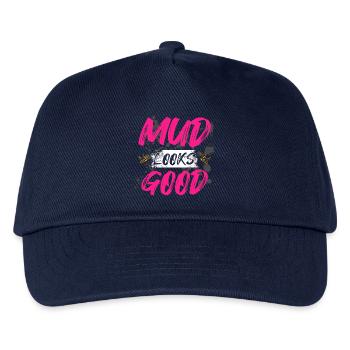 Mud looks good Schlammlauf Mud Run Muddy Race - Kids’ Baseball Cap - navy - Front