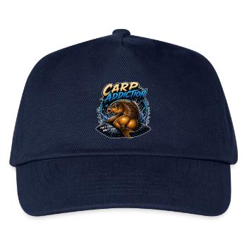 Carp Fishing Carp Addiction - Kids’ Baseball Cap - navy - Front