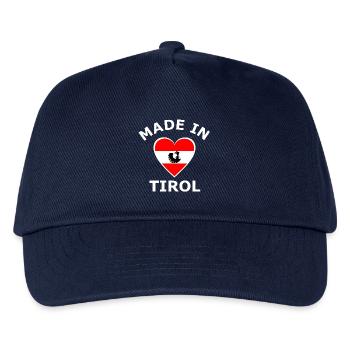 Made Tyrol Heart Motif - Kids’ Baseball Cap - navy - Front