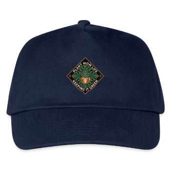 Vie de maman des plantes Garde ça vert - Casquette de baseball Enfant - marine - Devant