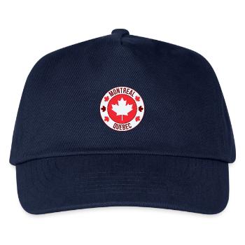 Montreal Quebec Maple Crest - Kids’ Baseball Cap - navy - Front