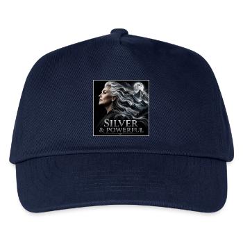 Pouvoir de la Sœur Argentée Fière des Cheveux Gris - Casquette de baseball Enfant - marine - Devant