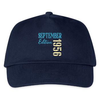 September 1956 - 70th birthday - Kids’ Baseball Cap - navy - Front