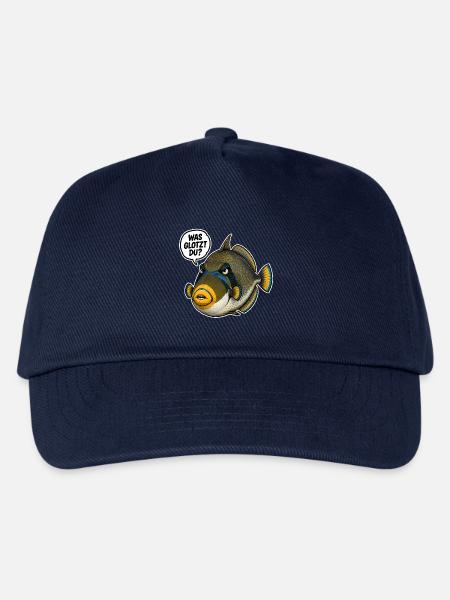 Was glotzt Du? - Kinder Basecap - Navy