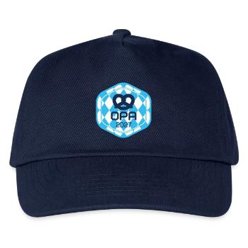 Bayerischer Opa 2027 - Kinder Basecap - Navy - Vorne