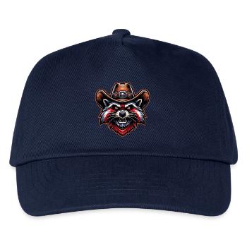 Western Waschbär - Kinder Basecap - Navy - Vorne