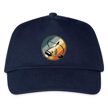 Wels Angeln - Kinder Basecap - Navy - Vorne