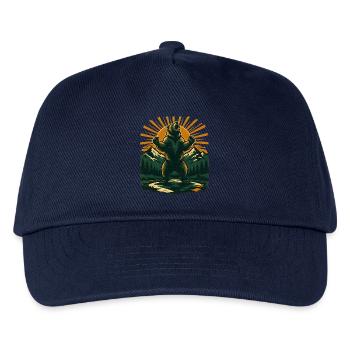 Wild Bear Mountain Forest – Vintage Natur - Kinder Basecap - Navy - Vorne