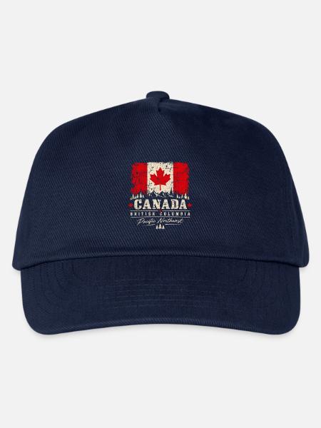 Canada - Kanada - British Columbia - Kinder Basecap - Navy