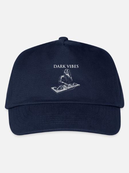 Dark Vibes Plague Doctor DJ - Kinder Basecap - Navy