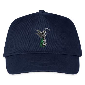 Engel Statue mit Sense und Efeu - Kinder Basecap - Navy - Vorne