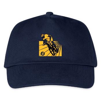 Mountainbike - Kinder Basecap - Navy - Vorne