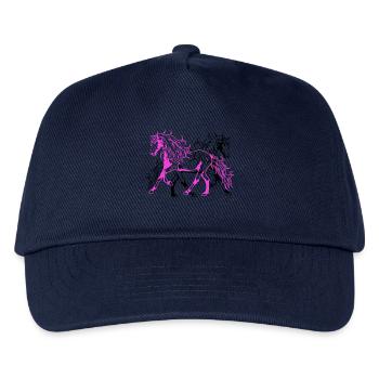 Heavenly Wild Horses Stallion Rider Rider Horses - Kids’ Baseball Cap - navy - Front
