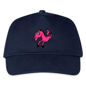 Krasses Pferd - Kinder Basecap - Navy - Vorne