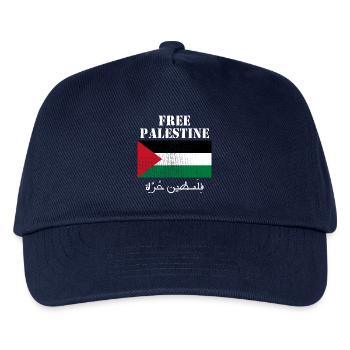 Free Palestine Flag - Kids’ Baseball Cap - navy - Front