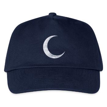 délicate lune d’argent chatoyante - Casquette de baseball Enfant - marine - Devant