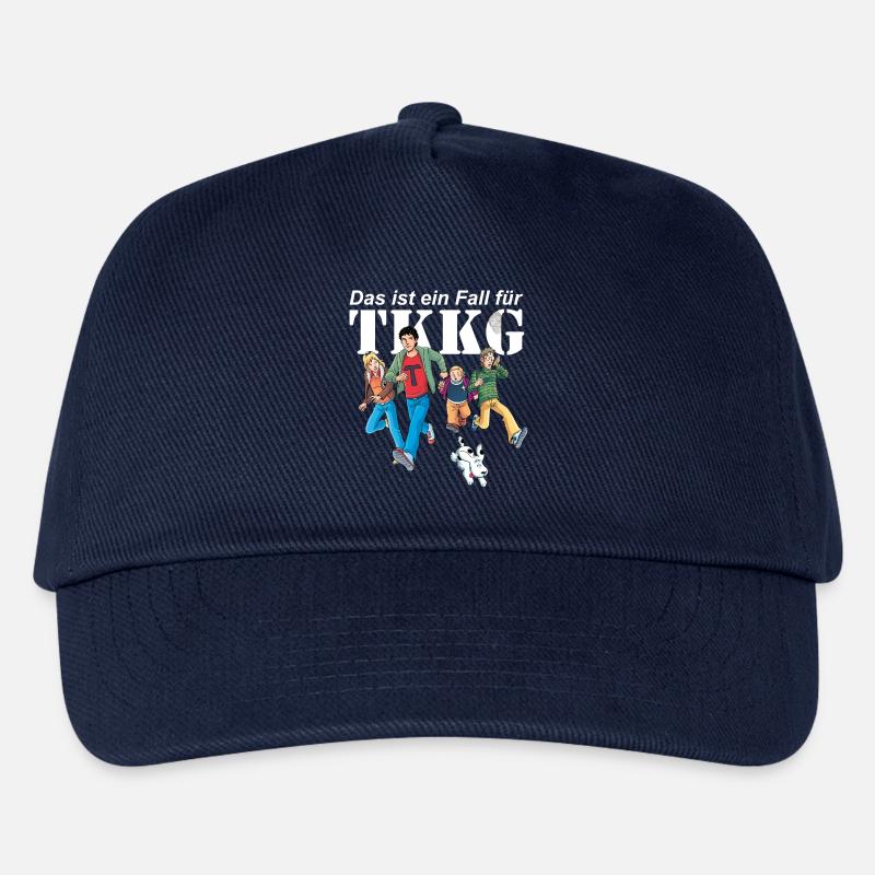 TKKG Das Ist Ein Fall Für TKKG Spruch - Kinder Basecap - Navy