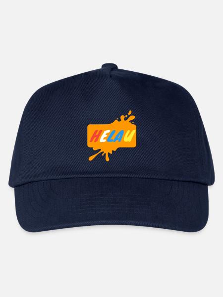 Helau Karnevalsdesign - Kinder Basecap - Navy