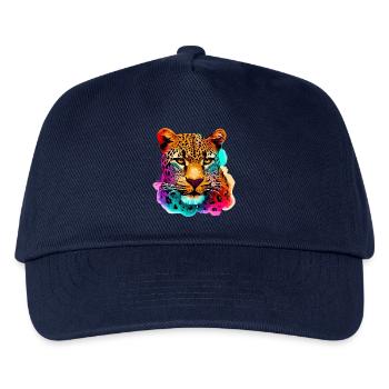 Leopard - Kids’ Baseball Cap - navy - Front