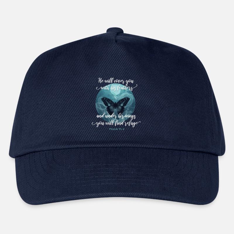 Christliches Zitat Bibelvers Religiös - Kinder Basecap - Navy