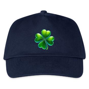 Four-leaf clover - Kids’ Baseball Cap - navy - Front