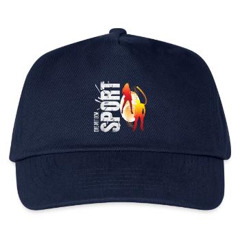 Eins mit dem Sport - Tanzen - Kinder Basecap - Navy - Vorne