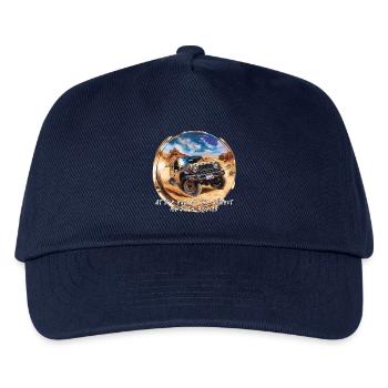 Jimny 4x4 Offroad Off Road End Street - Kinder Basecap - Navy - Vorne