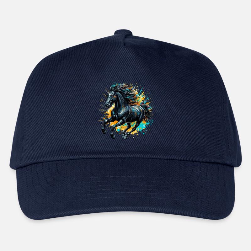 Pferd - Kinder Basecap - Navy