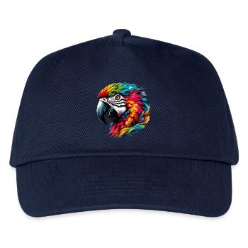 Papagei - Kinder Basecap - Navy - Vorne