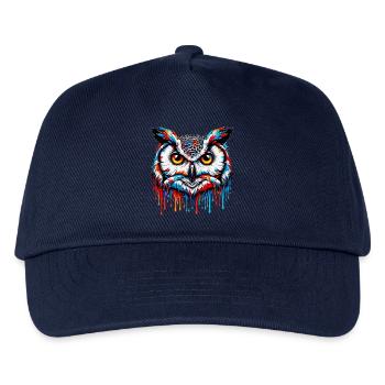 Eule - Kinder Basecap - Navy - Vorne