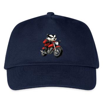 Badgers Motorcycle / Motorcyclist Badger - Kids’ Baseball Cap - navy - Front