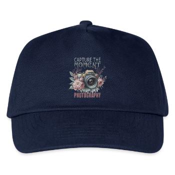 Capture the Moment - Kinder Basecap - Navy - Vorne